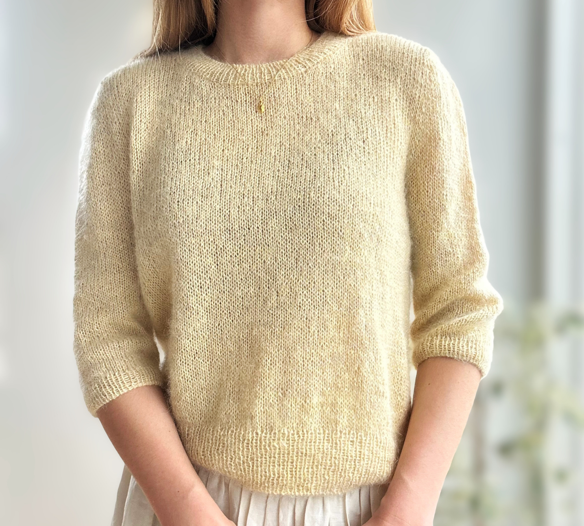 knit brary 100% baby alpaca ニット Inspiration: Baby Alpaca 100% as a trailing thread - a soft alternativ