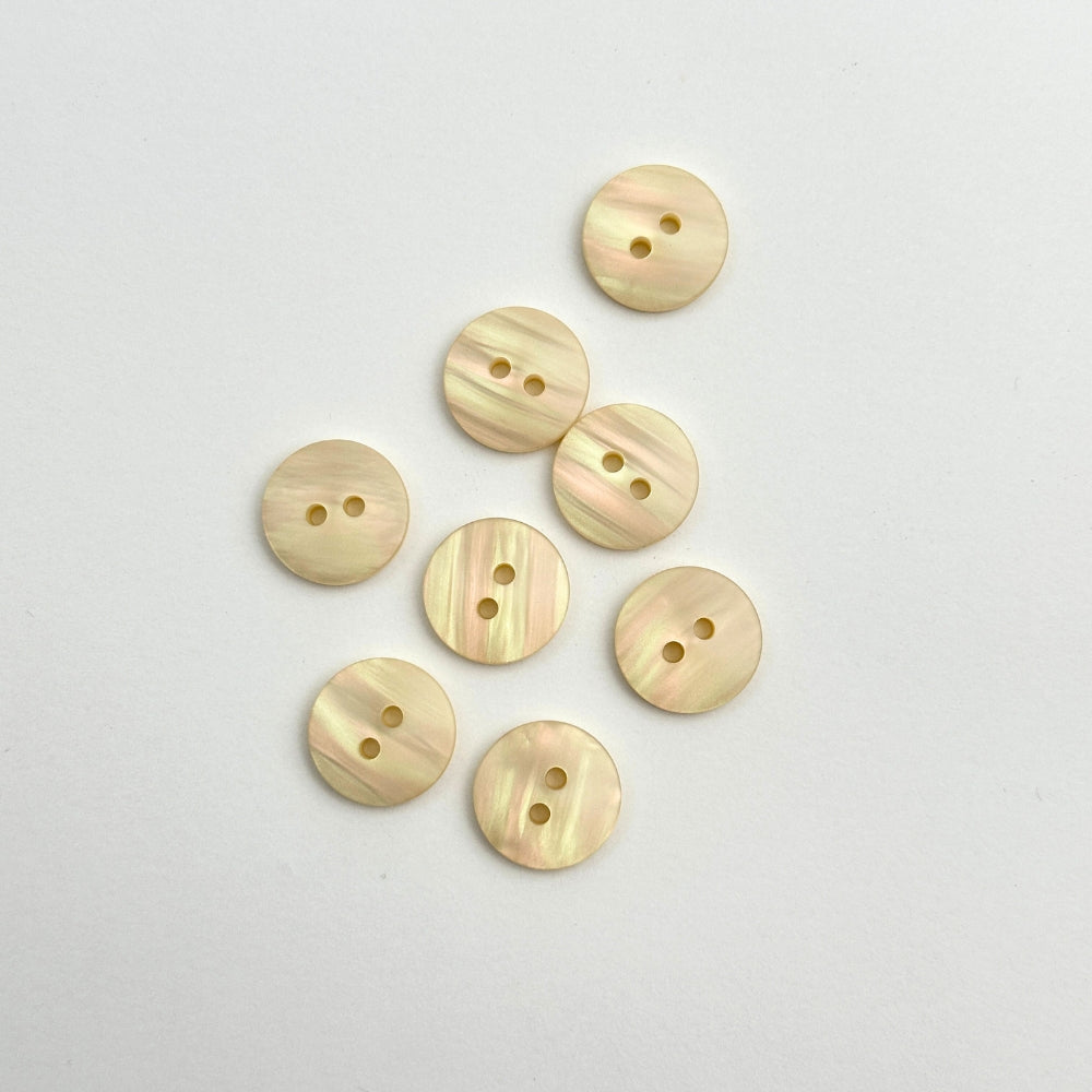 Button - Ecru - 15mm