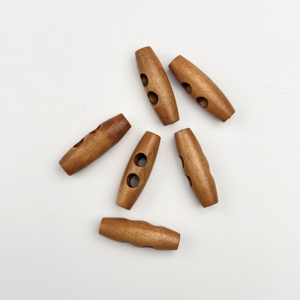 Duffelcoat Button - Light Wood - 30 mm