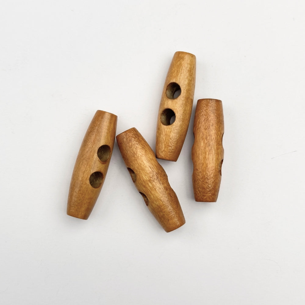 Duffelcoat Button - Light Wood - 40 mm