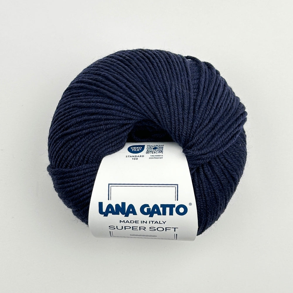 Supersoft Extrafine Merino 100% - Dark Navy Melange - 20588