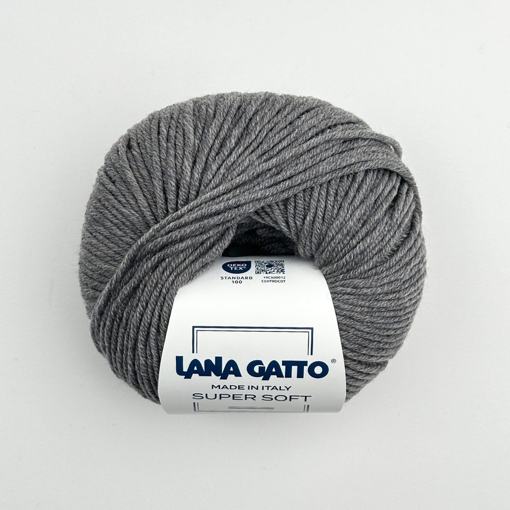 Supersoft Extrafine Merino 100% - Stone Gray Melange - 20742