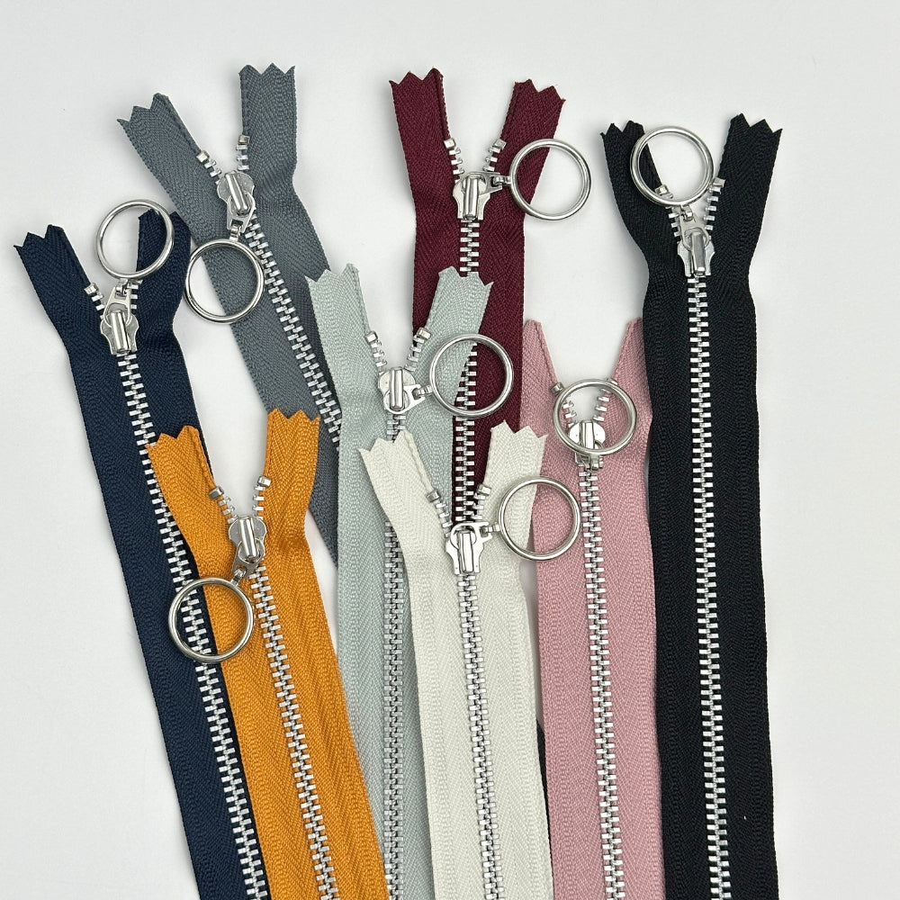 Zippers - Silver Ring - 20 cm (4 mm)