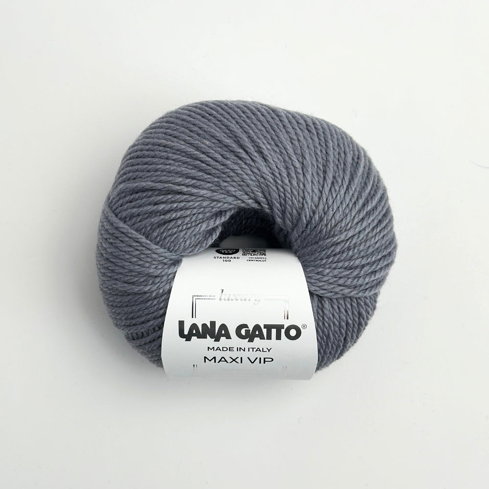 MAXI VIP - Cashmere/Merino - Stone Gray - 5513