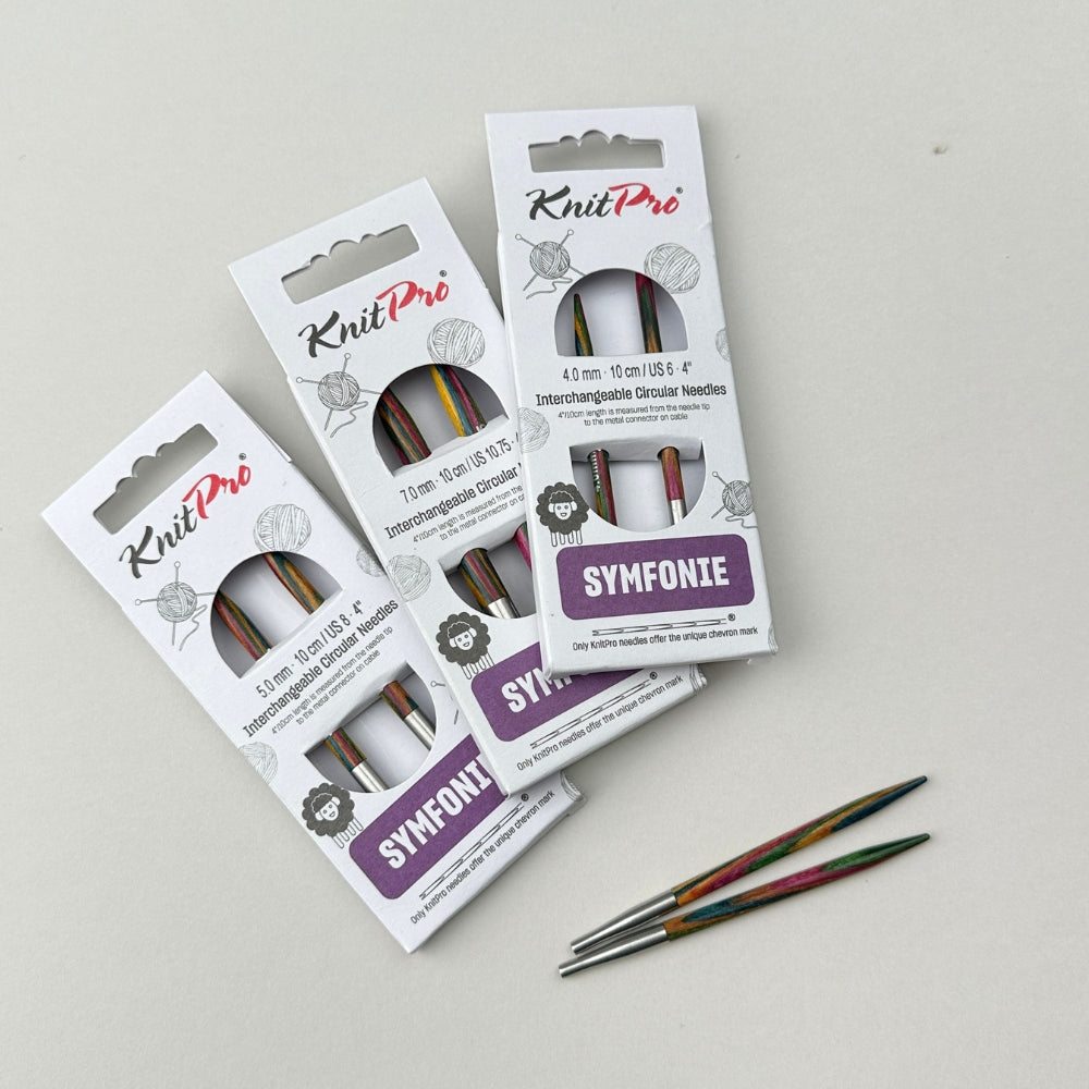 KnitPro Symphony - Interchangeable circular needles - 10 cm (Short)