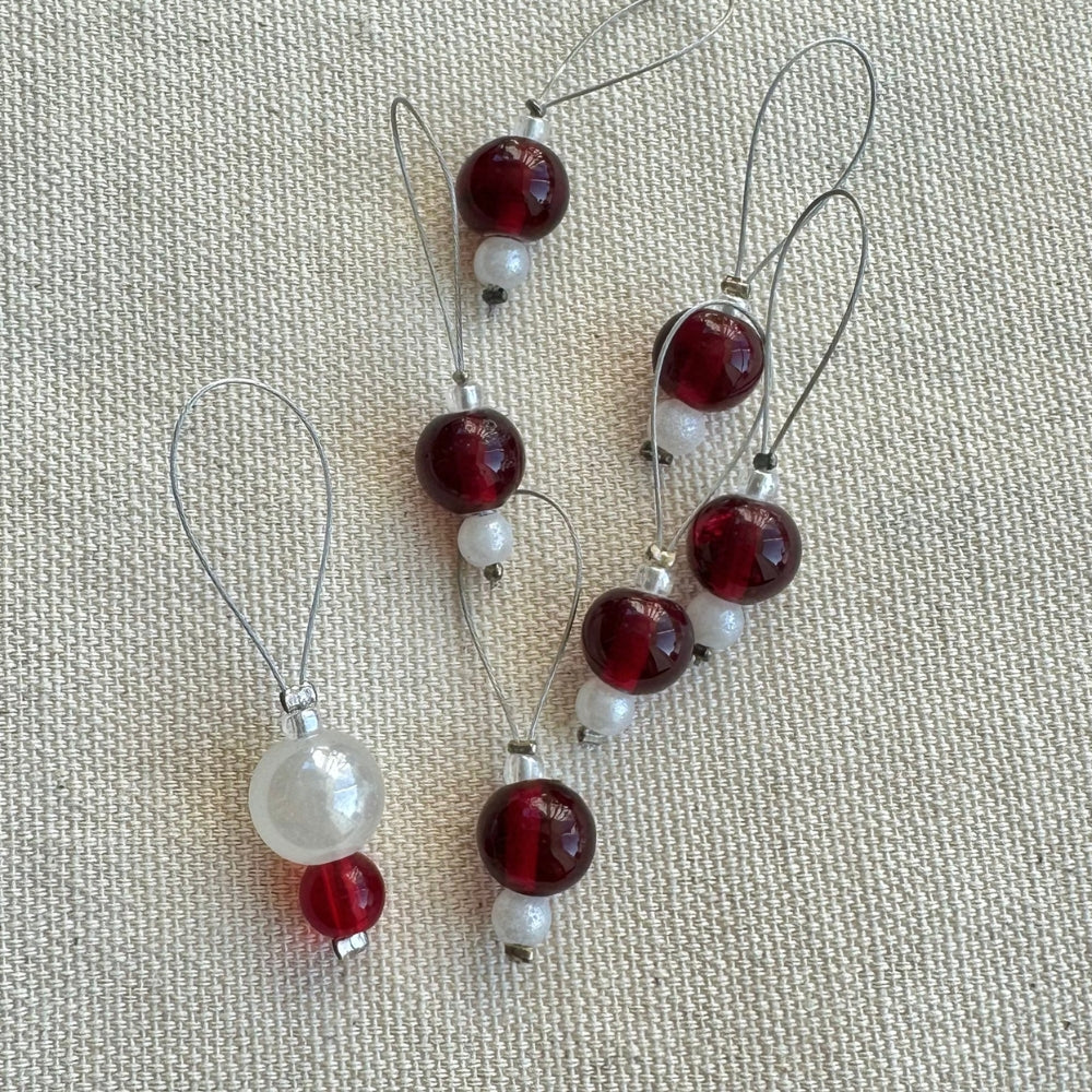KnitPro Zooni Stitch marker - 7 pcs. - Amaranth