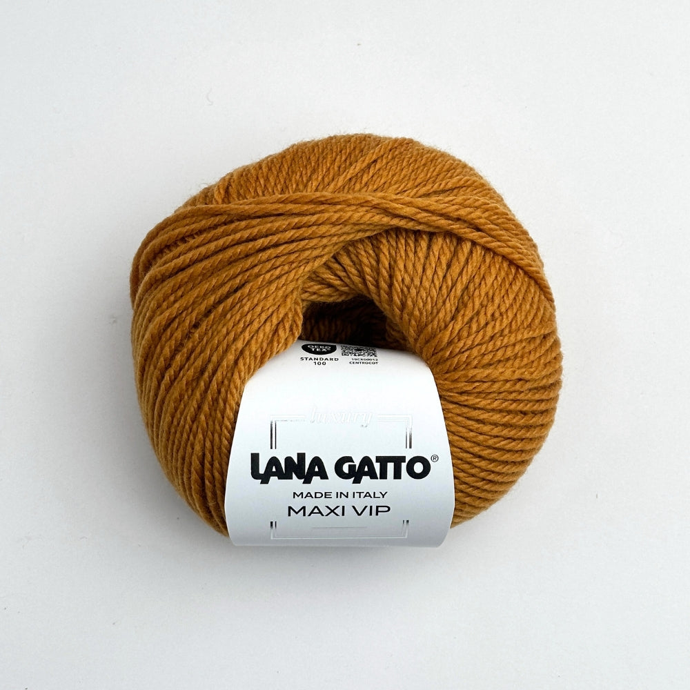 MAXI VIP - Cashmere/Merino - Golden Ocher - 9359