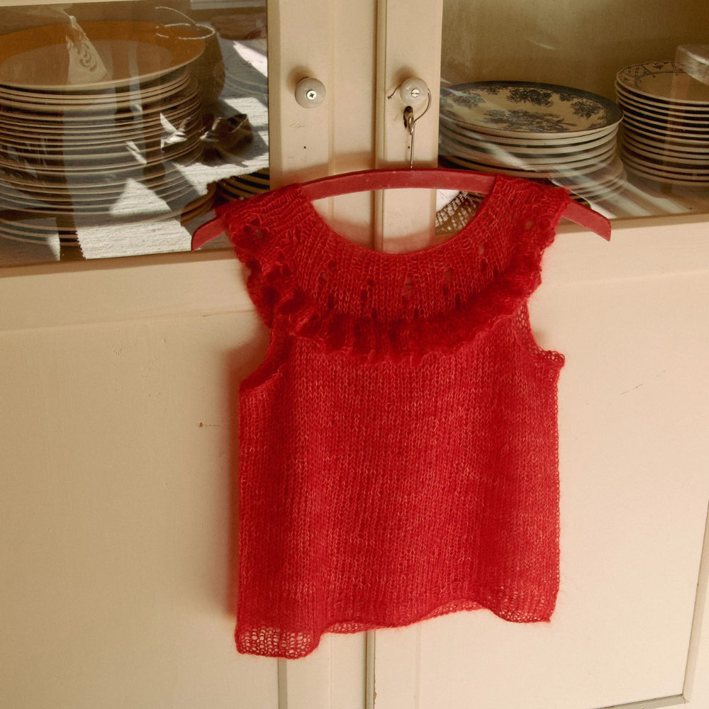 Strikkekit - Evig Top af Kaldo Unika (Silk Mohair)