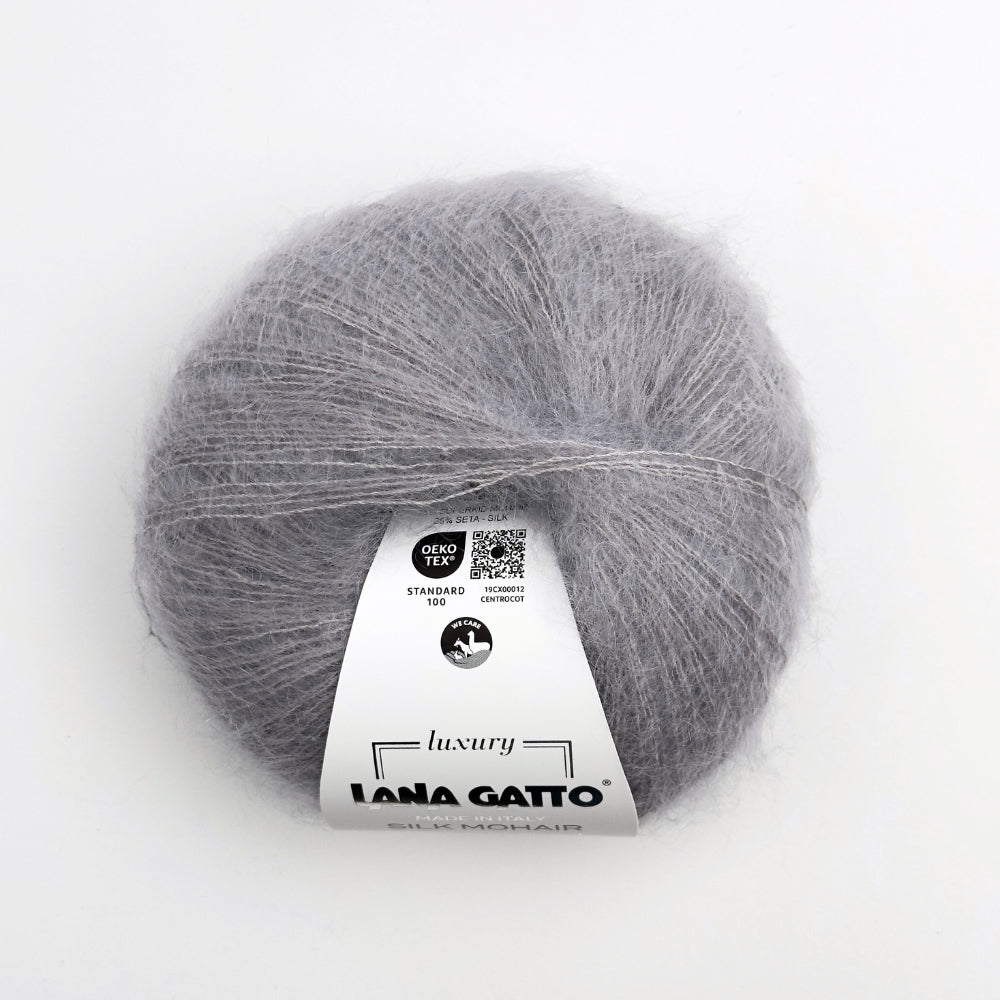 Silk Mohair - Concrete Gray - 30145