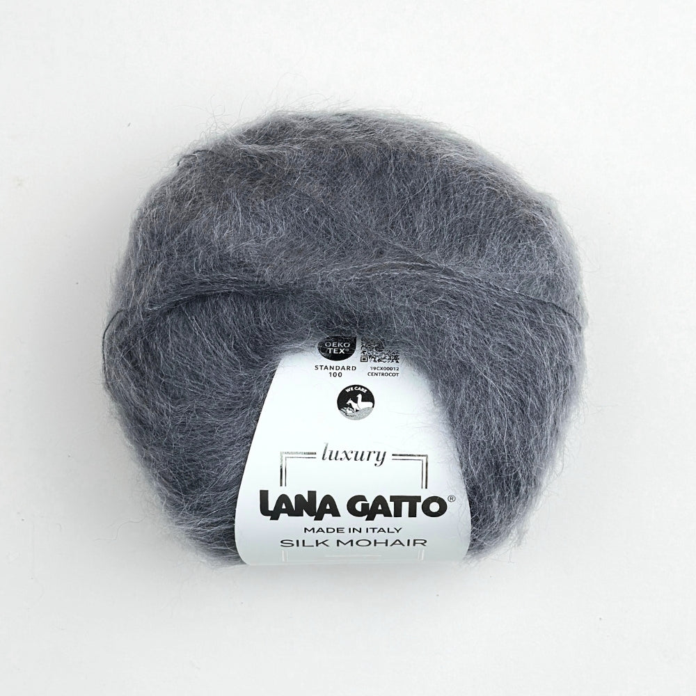 Silk Mohair - Steel Gray - 31456