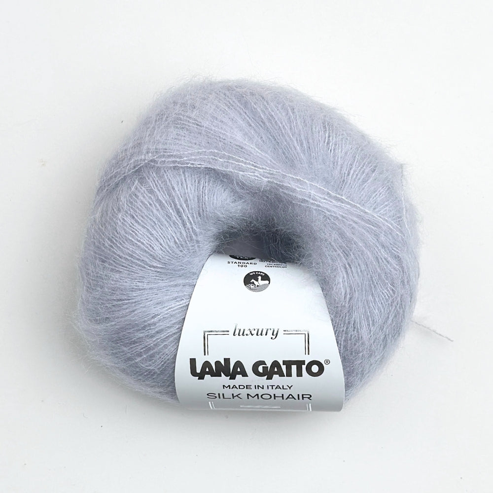 Silk Mohair - Silver Gray - 6033