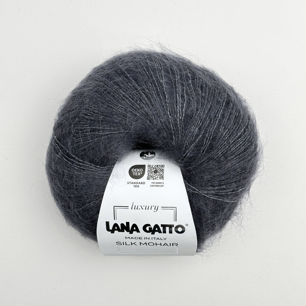 Silk Mohair - Dark Gray - 8946