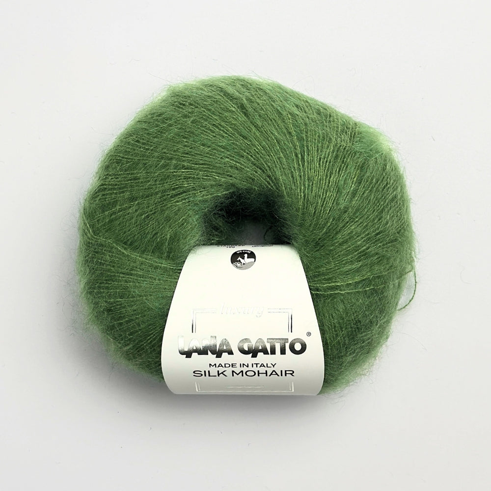 Silk Mohair - Grass Green - 9379