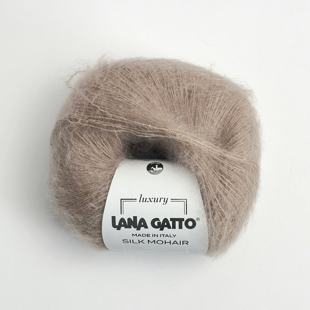 Silk Mohair - Oyster Gray - A9607