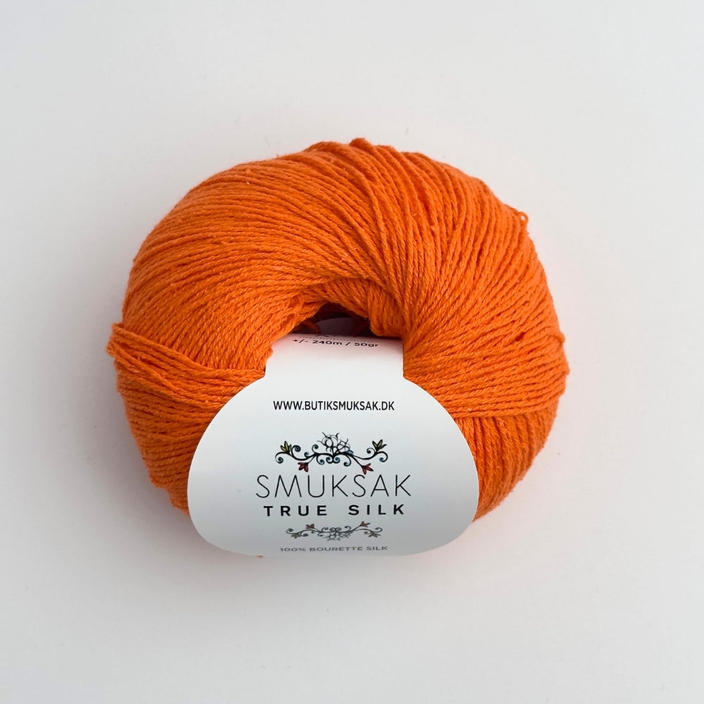 True Silk - 100% Silk - Bright Orange - SM29