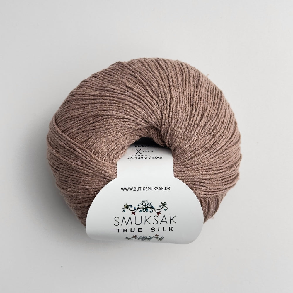 True Silk - 100% Silk - Rosy Gray - SM32