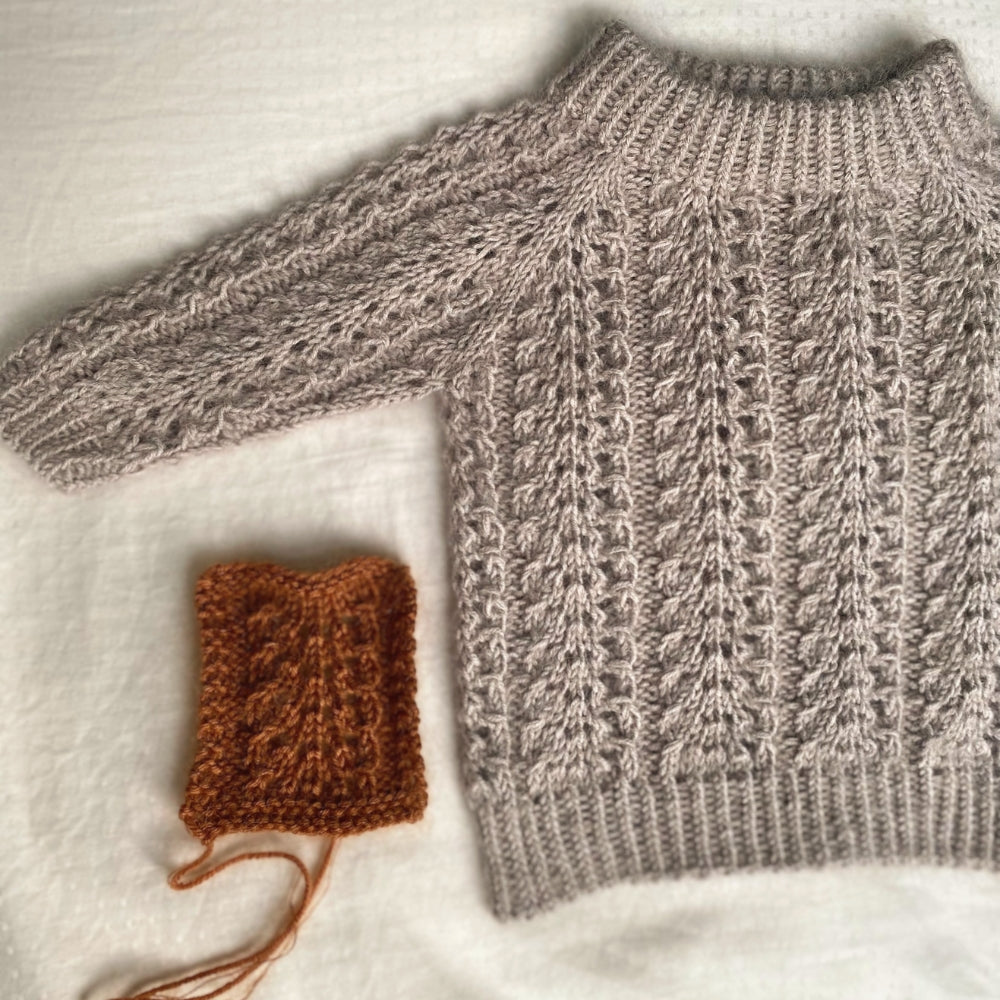 Knitting kit - Johanne Sweater by Mette Sandgaard Kühl (Aria)