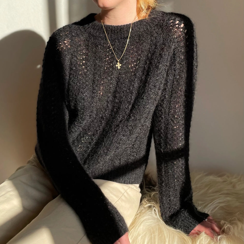 Knitting kit - Johanne Sweater by Mette Sandgaard Kühl (Aria)