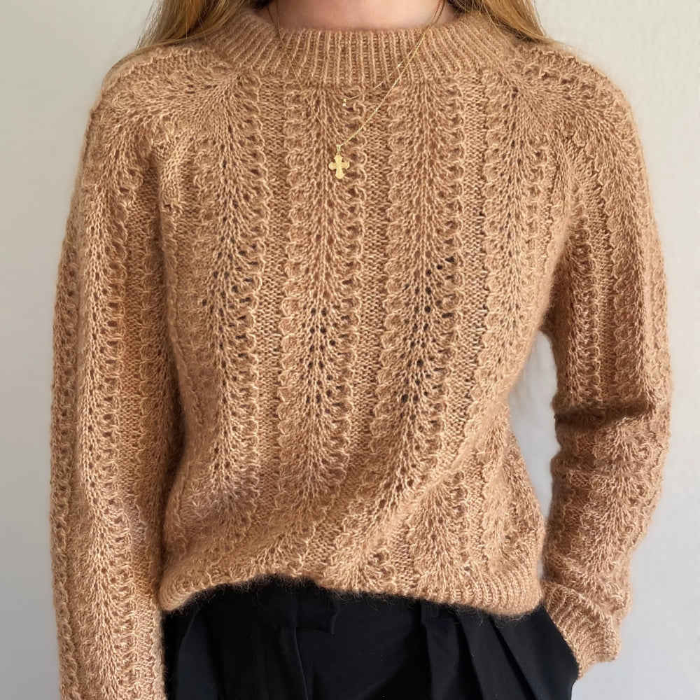 Knitting kit - Johanne Sweater by Mette Sandgaard Kühl (Aria)