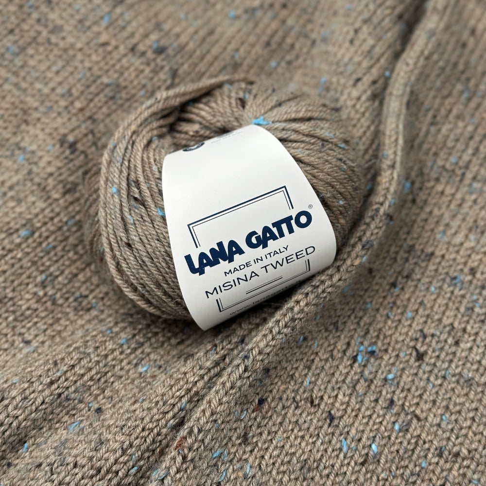 Garnkit - Amy Sweater af PetiteKnit (Misina / Misina Tweed)