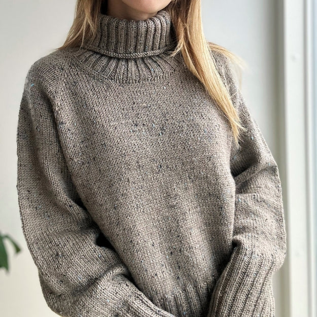 Garnkit - Amy Sweater af PetiteKnit (Misina / Misina Tweed)