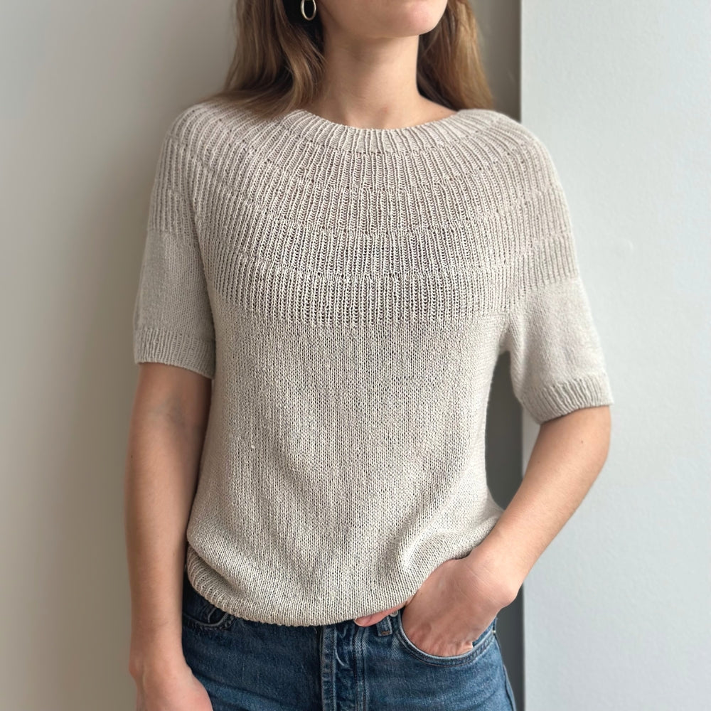 Garnkit - Anker Tee af PetiteKnit (True Silk)
