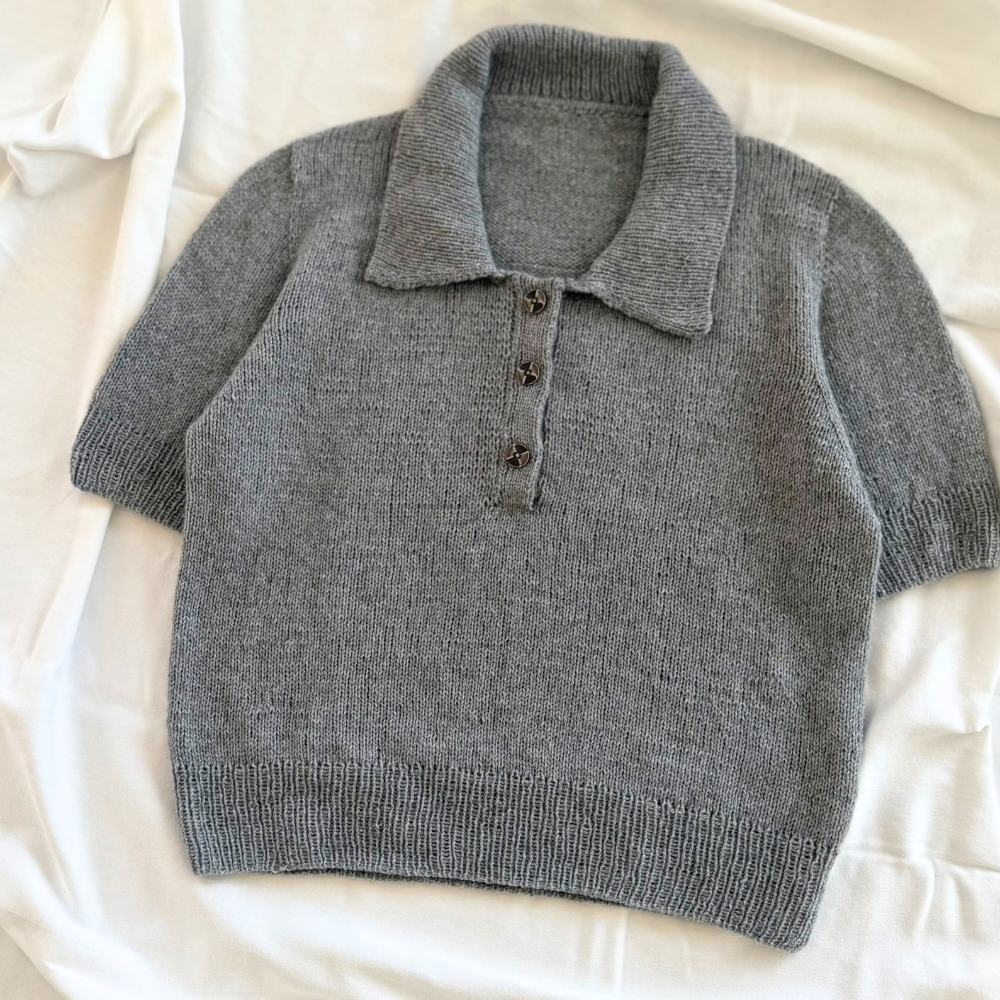 Garnkit - Petra Polo af PetiteKnit (Eco Soft Cashmere)