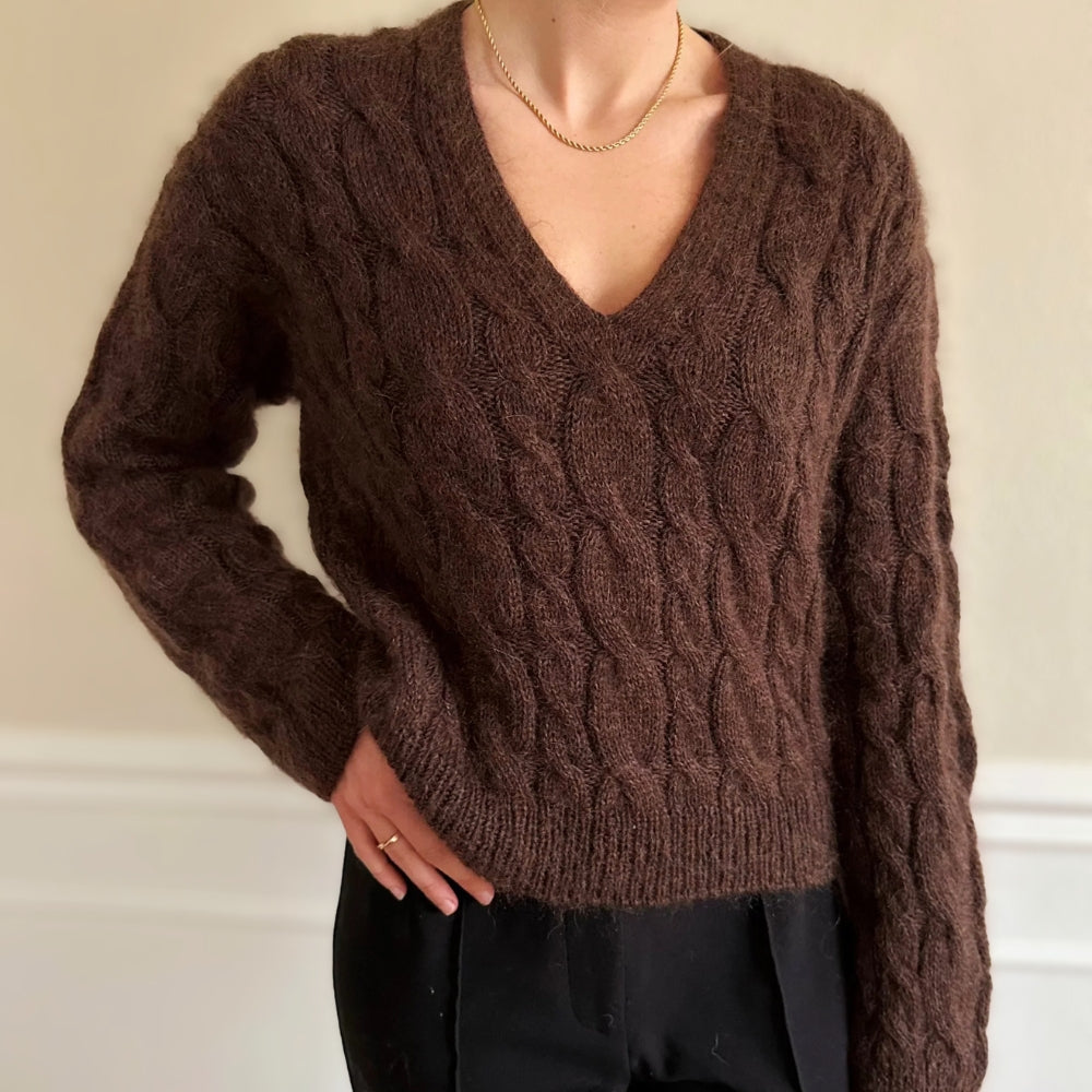 Knitting kit - Johanne Sweater by Mette Sandgaard Kühl (Aria)