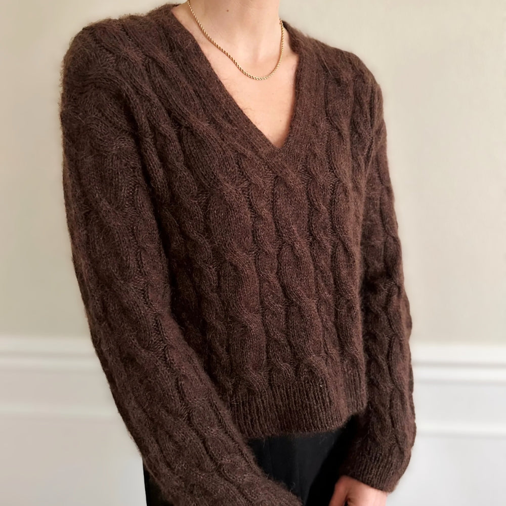 Knitting kit - Johanne Sweater by Mette Sandgaard Kühl (Aria)