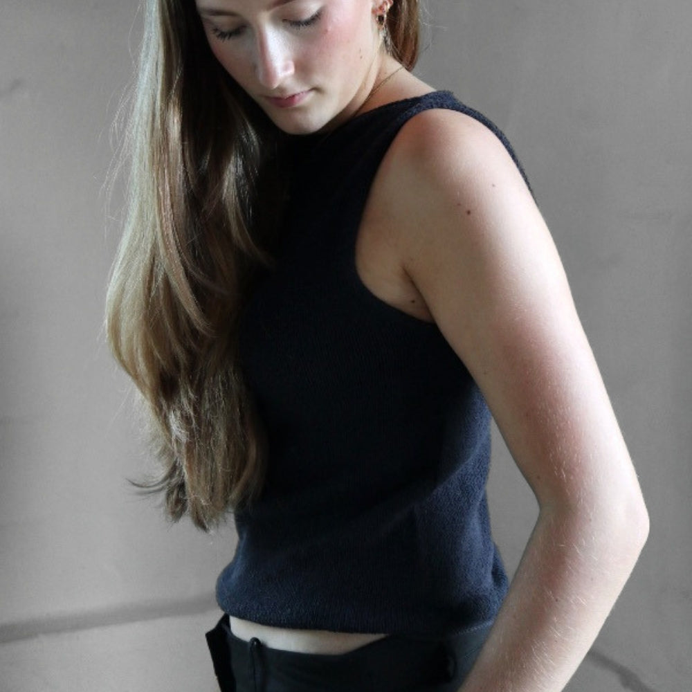 Black Night Top - Knitamore