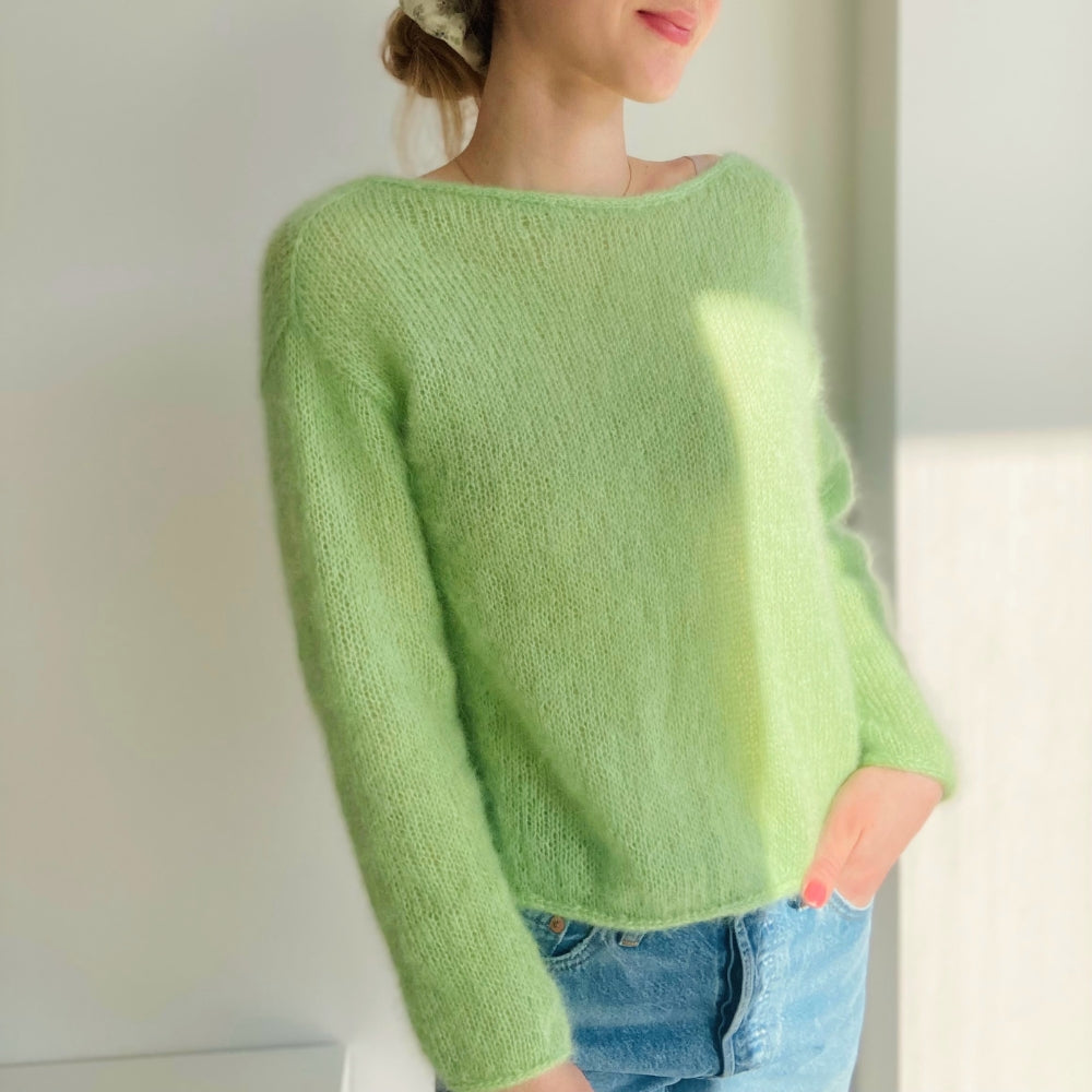 Knitting kit - Johanne Sweater by Mette Sandgaard Kühl (Aria)