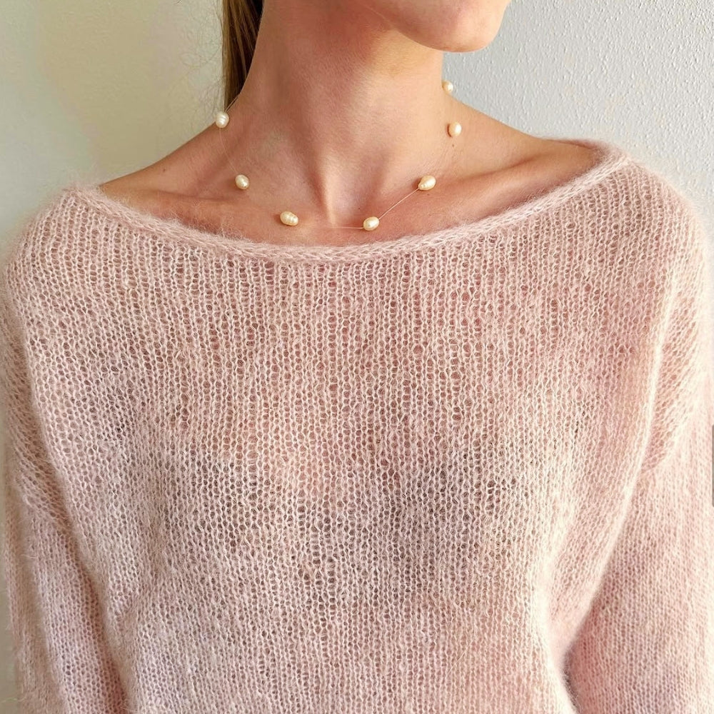 Knitting kit - Johanne Sweater by Mette Sandgaard Kühl (Aria)