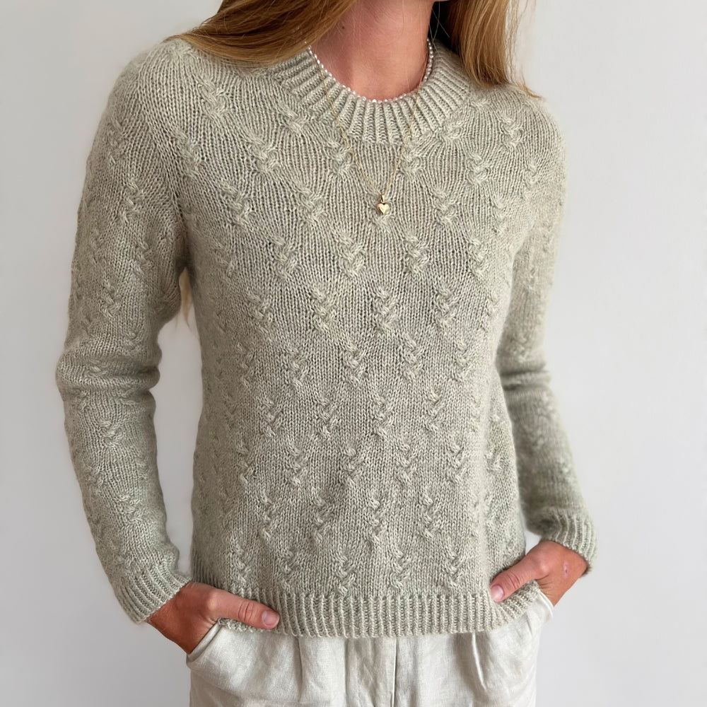 Knitting kit - Johanne Sweater by Mette Sandgaard Kühl (Aria)