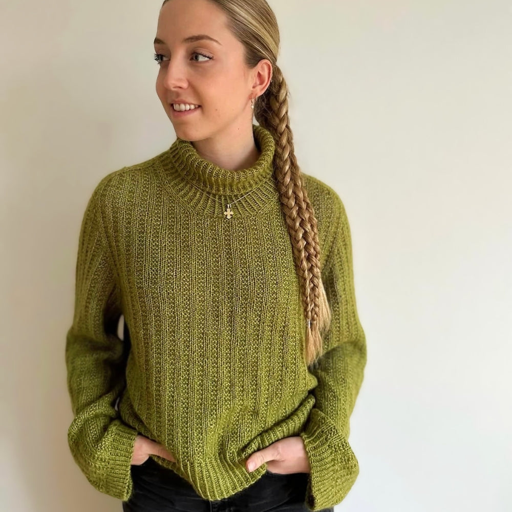 Knitting kit - Johanne Sweater by Mette Sandgaard Kühl (Aria)