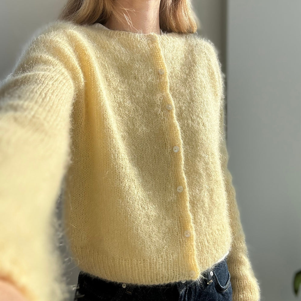Garnkit - Copenhagen Cardigan af PetiteKnit (Silk Mohair)