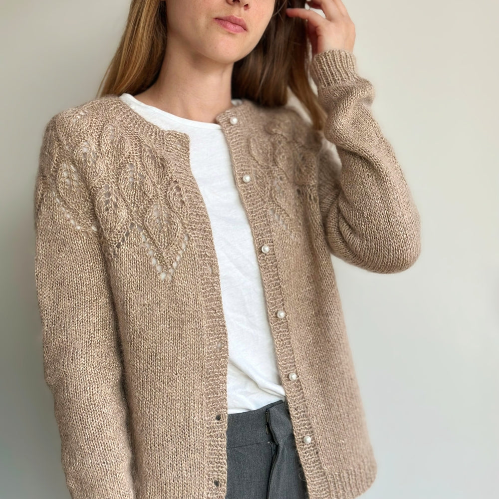 Garnkit - Ella Cardigan af Le Knit (Porto Rico + Silk Mohair)