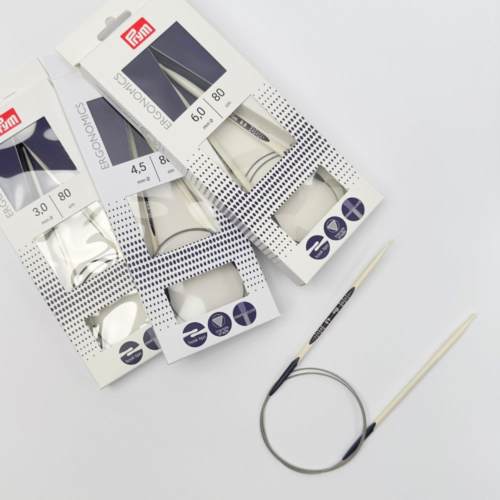 PRYM Ergonomics - Ergonomic Round Sticks - 80 cm