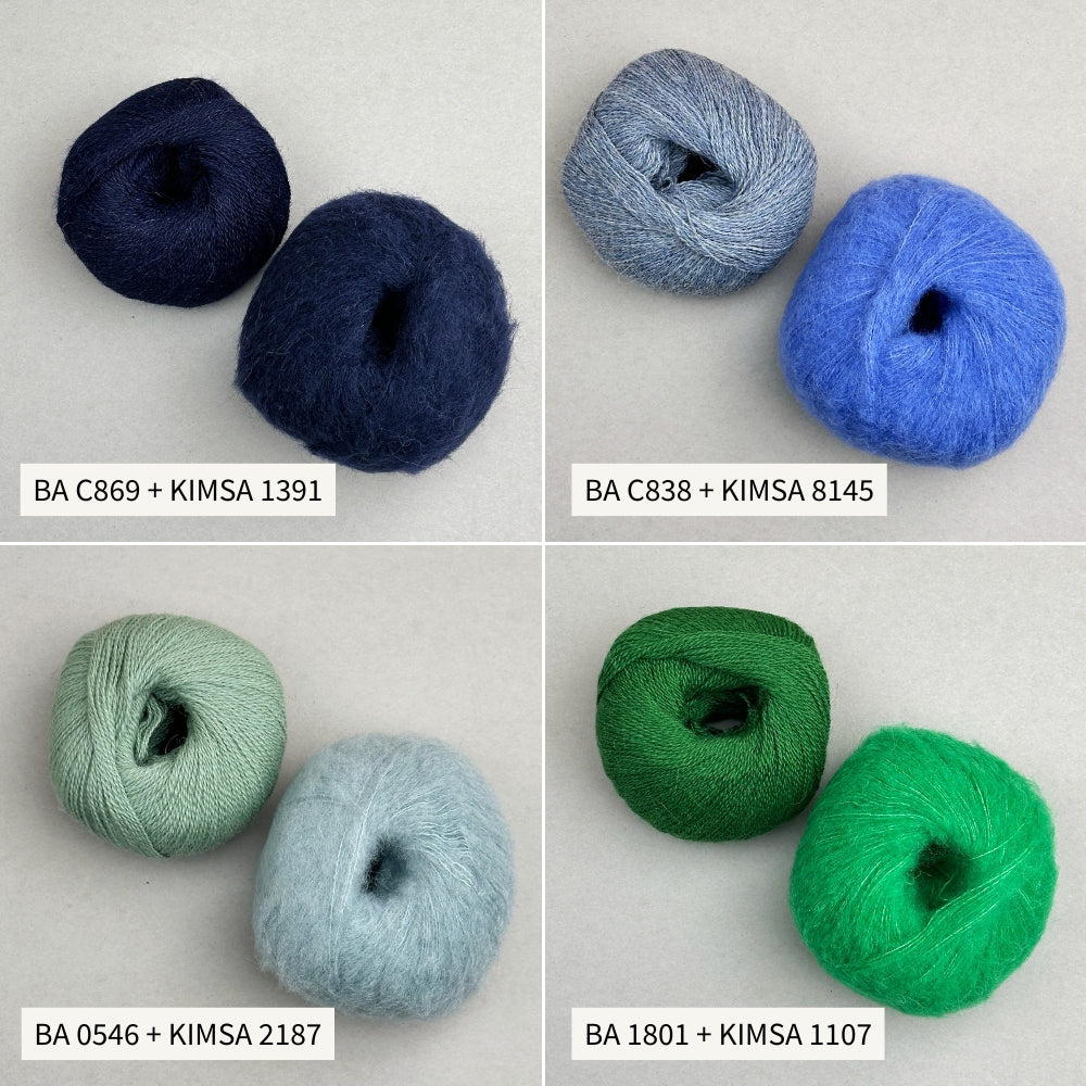 Strikkekit - Smuksak Scarf (Baby Alpaca + Kimsa)