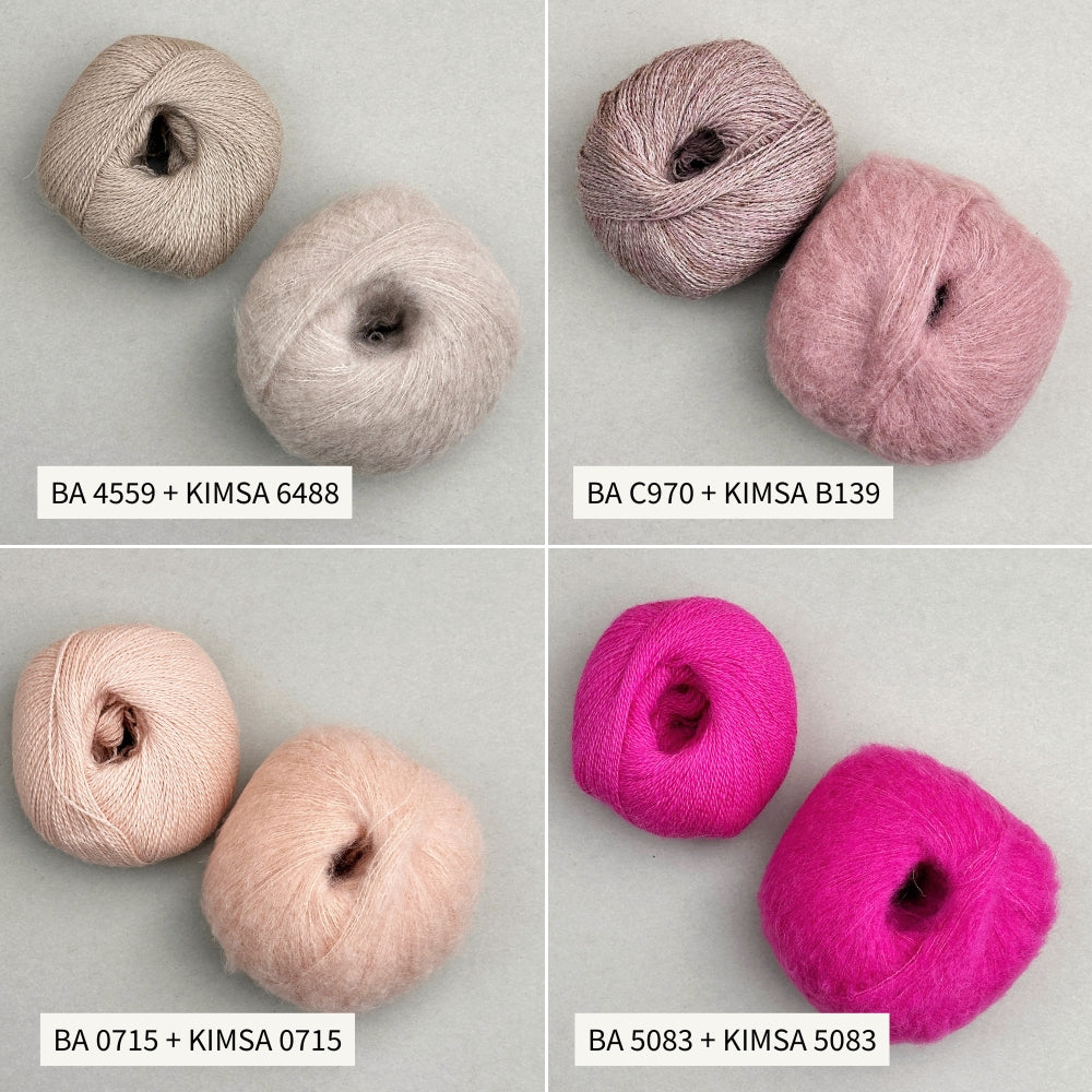 Strikkekit - Smuksak Scarf (Baby Alpaca + Kimsa)
