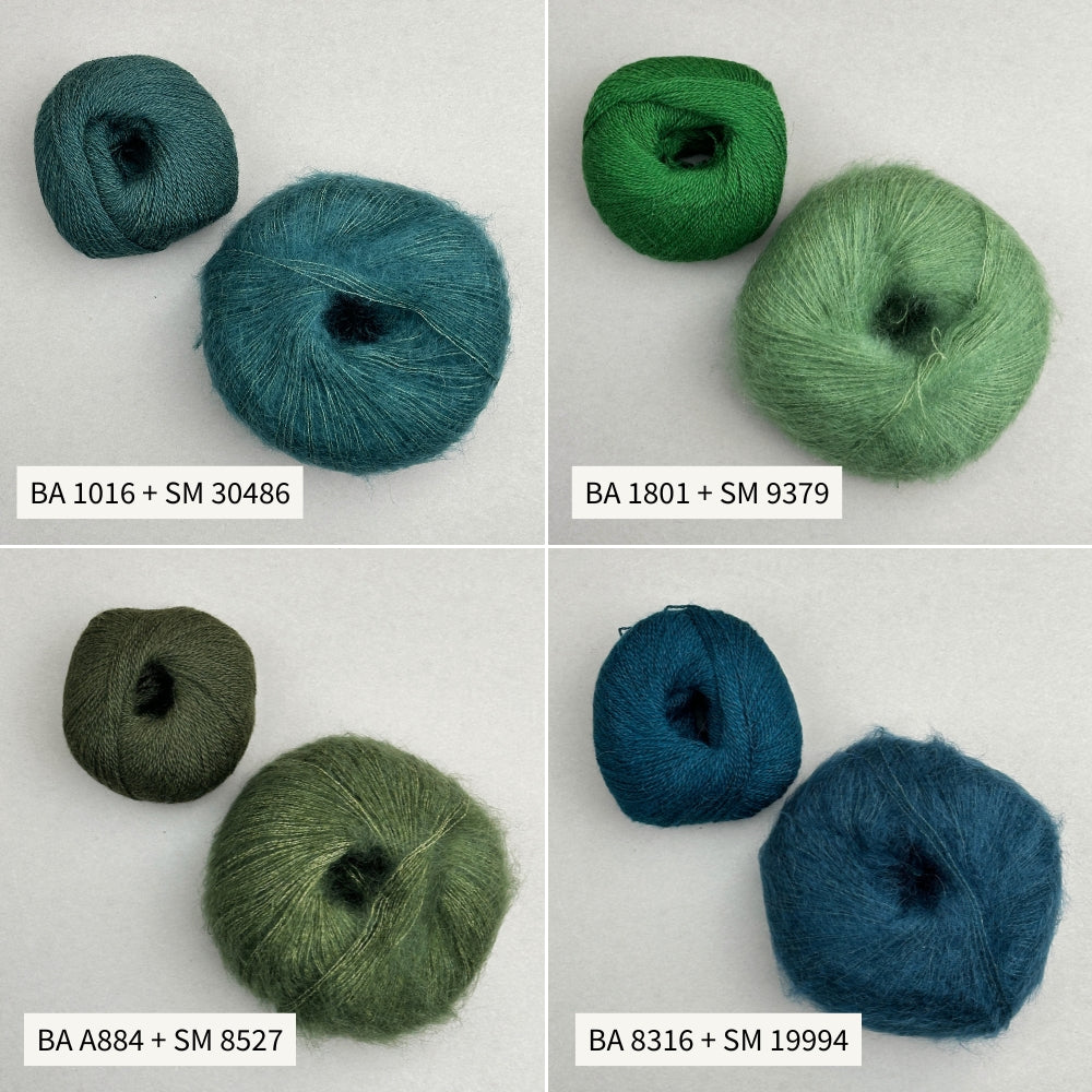 Strikkekit - Smuksak Scarf (Baby Alpaca + Silk Mohair)