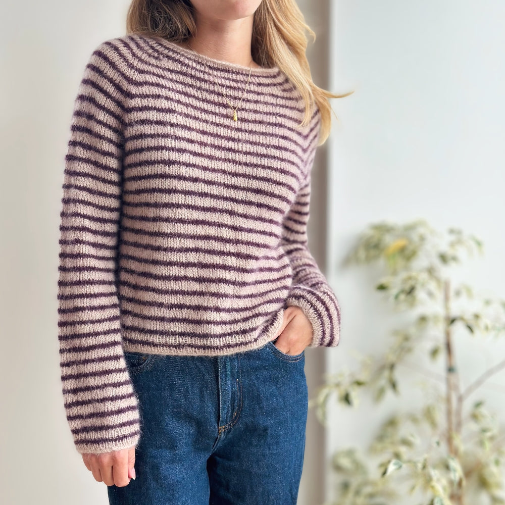 Garnkit - Frankie Blouse af PetiteKnit (Silk Mohair)