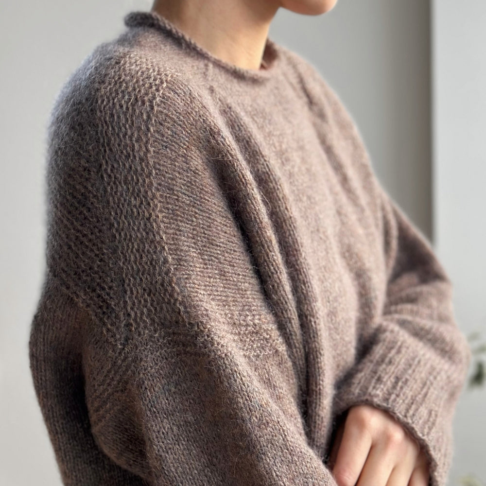 Strikkekit - Hove Sweater af Mette Sandgaard Kühl (Shetland Wool + Silk Mohair)
