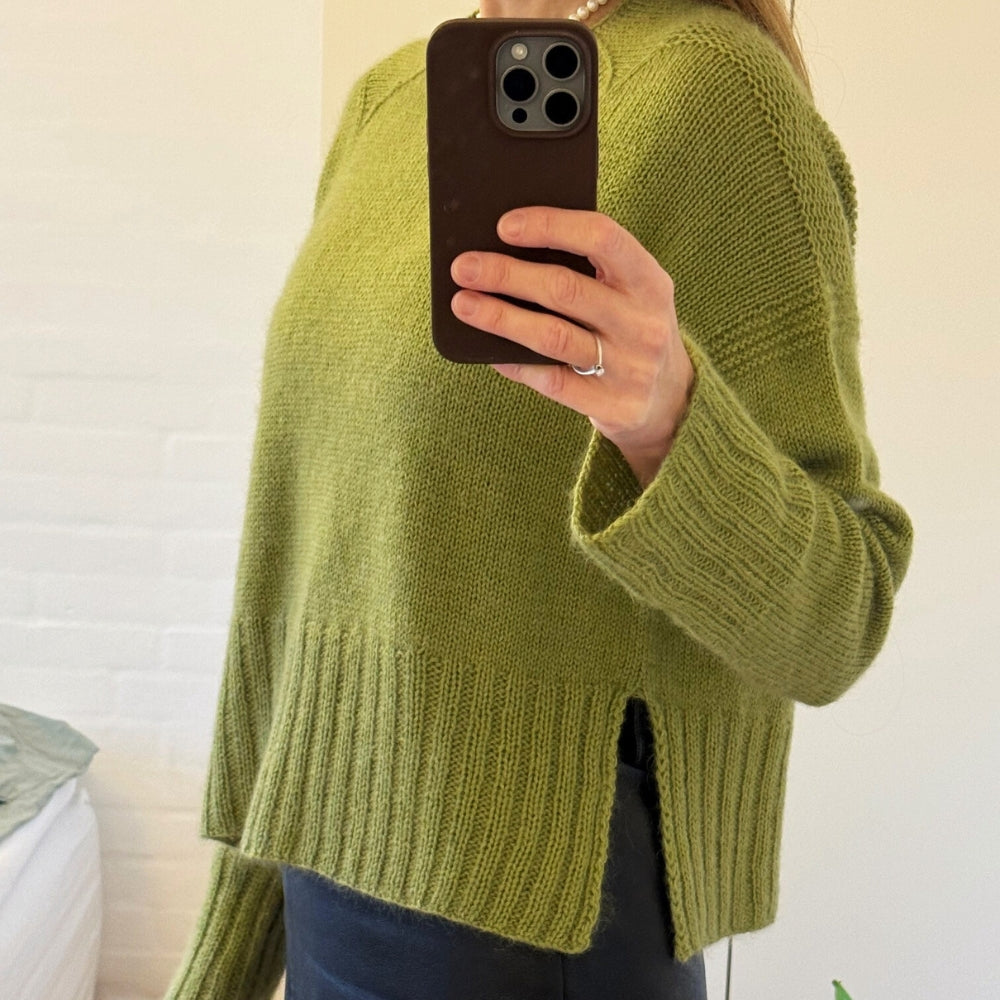 Strikkekit - Hove Sweater af Mette Sandgaard Kühl (VIP + Silk Mohair)