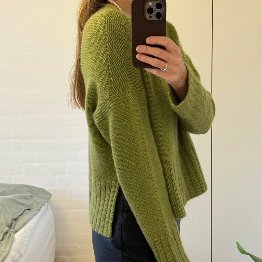 Knitting kit - Hove Sweater by Mette Sandgaard Kühl (VIP + Silk Mohair)