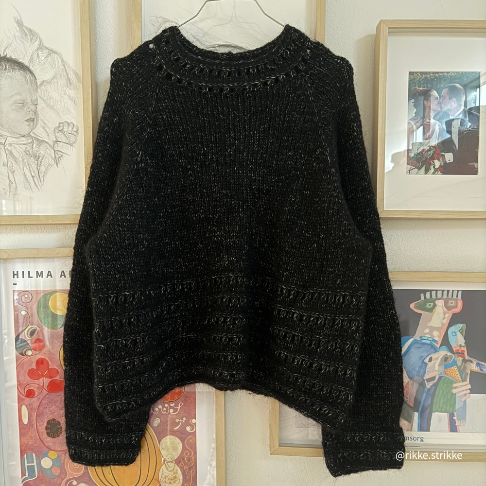 Strikkekit - Johanne Sweater af Mette Sandgaard Kühl (Aria)