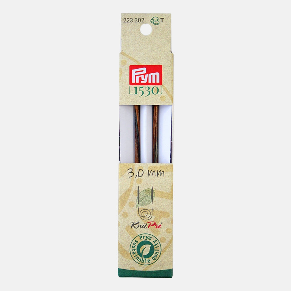 KnitPro Prym Natural - Udskiftelige rundpinde - 12 cm (lang)