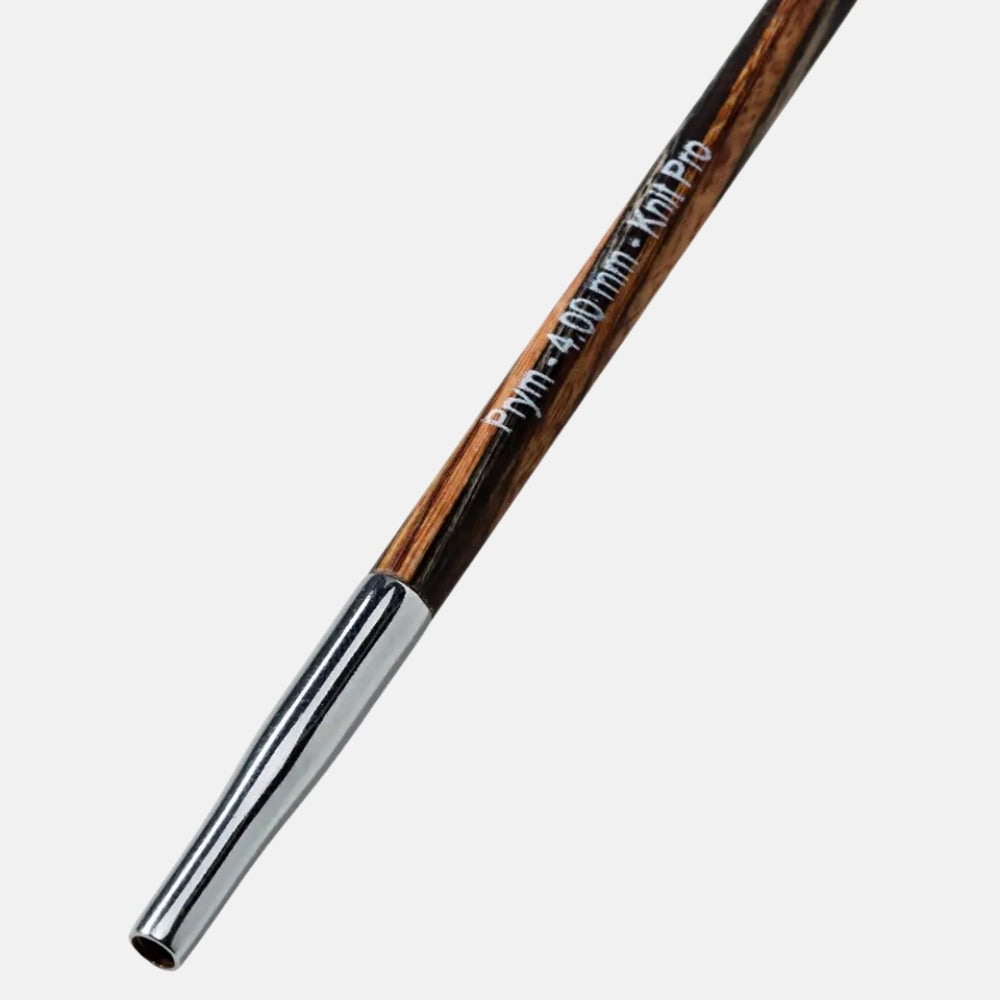 KnitPro Prym Natural - Udskiftelige rundpinde - 12 cm (lang)