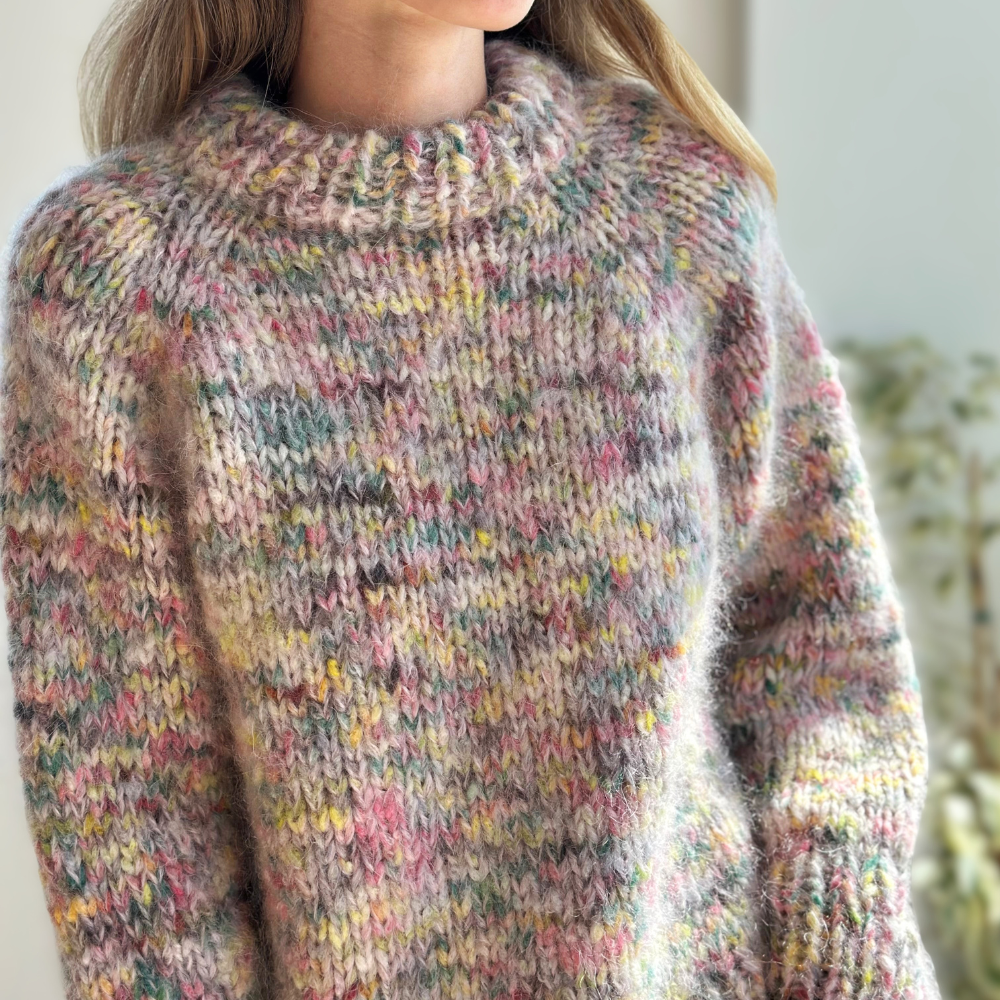 Garnkit - Marble Sweater af PetiteKnit (Wool Mohair + Roma)