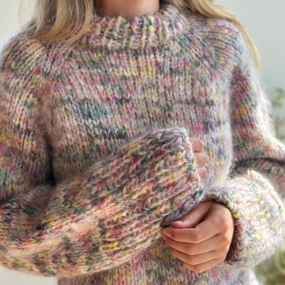 Garnkit - Marble Sweater af PetiteKnit (Wool Mohair + Roma)