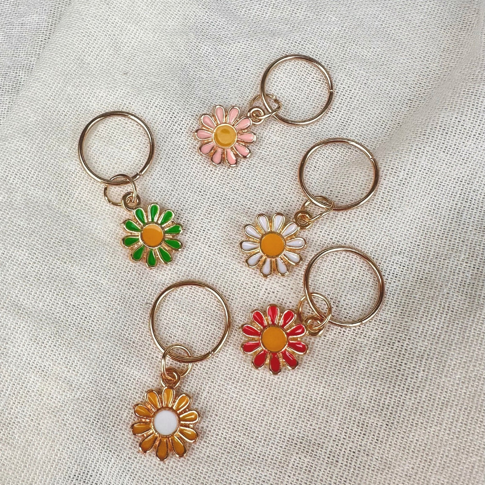 Mask marker with flowers - 5 pcs.